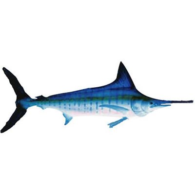 Decal Striped Marlin .84" x 2.48" (C492)