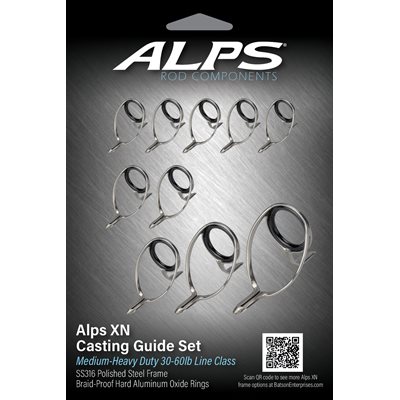 8' 10"-7' Alps Polished Med Conventional Guide Kit / no top