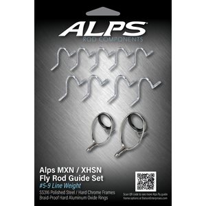 10'-8'6" 9wt-5wt Alps Polished Guide Kit / no top