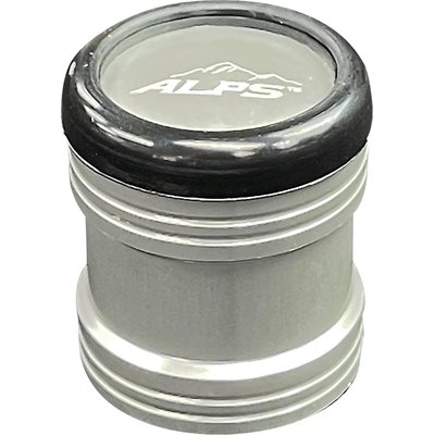 Aluminum Butt Cap 20mm - Silver