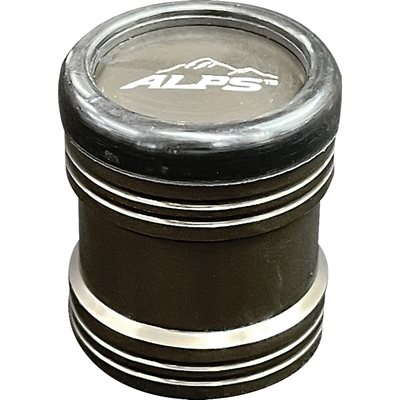 Aluminum Butt Cap 20mm - Titanium Chrome