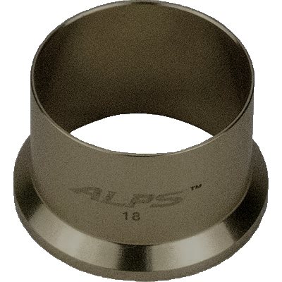 Reel Seat Pipe Extension Ring Size 16 - Titanium Chrome