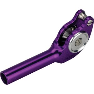 Roller Top 14.0 Tube without Ball Bearing-Purple w / Slvr Cover & Rlr