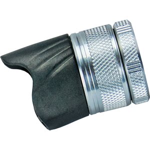 RPD Nut Nylon Graph double knurled - Silver