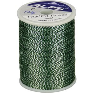 Trimer thread size C small spool - silver / green